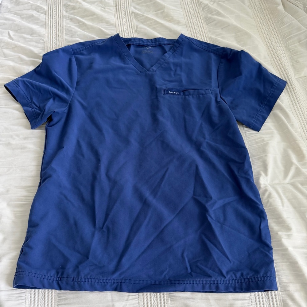 Jaanuu Men's One Pocket Scrub Top - Galaxy